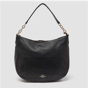 COACH Black Chelsea Hobo Goldtone hardware VGUC